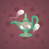 Genie Lamp #2372