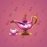 Genie Lamp #2386