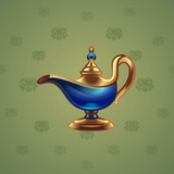 Genie Lamp #2407 Genie Lamp #2407