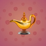 Genie Lamp #2432 Genie Lamp #2432