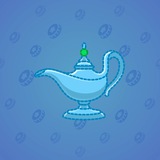 Genie Lamp #2446