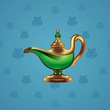 Genie Lamp #2450