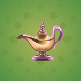 Genie Lamp #2462