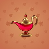 Genie Lamp #2480