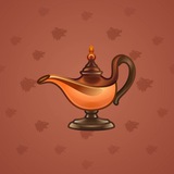 Genie Lamp #2482 Genie Lamp #2482