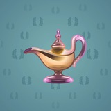 Genie Lamp #2484
