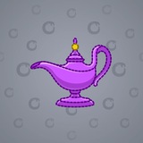 Genie Lamp #2493 Genie Lamp #2493