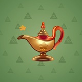 Genie Lamp #2543