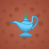 Genie Lamp #2546 Genie Lamp #2546