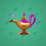 Genie Lamp #2555 Genie Lamp #2555