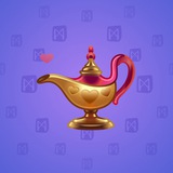 Genie Lamp #2595 Genie Lamp #2595