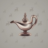 Genie Lamp #2620
