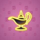 Genie Lamp #2642