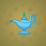 Genie Lamp #2645