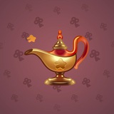 Genie Lamp #2648