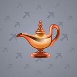 Genie Lamp #2654