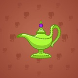 Genie Lamp #2674