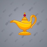 Genie Lamp #2734 Genie Lamp #2734