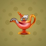 Genie Lamp #2740 Genie Lamp #2740