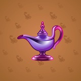 Genie Lamp #2804