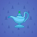 Genie Lamp #2806 Genie Lamp #2806