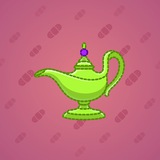 Genie Lamp #2827 Genie Lamp #2827