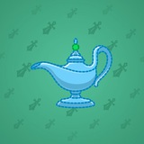 Genie Lamp #2829 Genie Lamp #2829