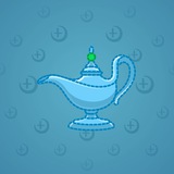 Genie Lamp #2831