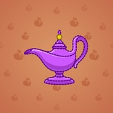 Genie Lamp #2853