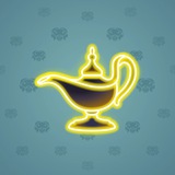 Genie Lamp #2892