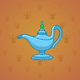 Genie Lamp #2972