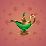 Genie Lamp #2987