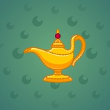 Genie Lamp #3024 Genie Lamp #3024