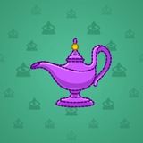 Genie Lamp #3036