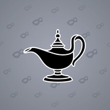 Genie Lamp #3039 Genie Lamp #3039