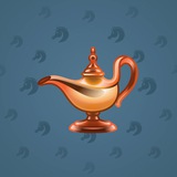 Genie Lamp #3044 Genie Lamp #3044