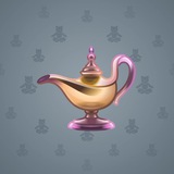 Genie Lamp #3046