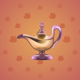 Genie Lamp #3142 Genie Lamp #3142