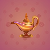 Genie Lamp #3158 Genie Lamp #3158