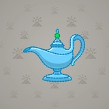 Genie Lamp #3164 Genie Lamp #3164