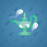 Genie Lamp #3183 Genie Lamp #3183