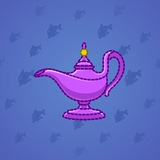 Genie Lamp #3192