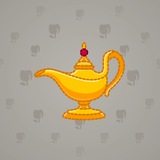 Genie Lamp #3196 Genie Lamp #3196