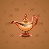 Genie Lamp #3208 Genie Lamp #3208