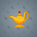 Genie Lamp #3211