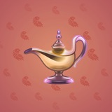 Genie Lamp #3231