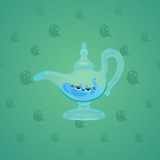 Genie Lamp #3243