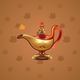 Genie Lamp #3245