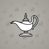 Genie Lamp #3253