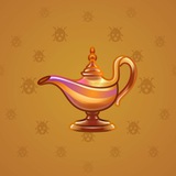 Genie Lamp #3254